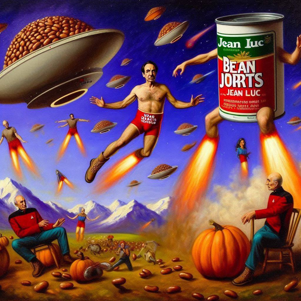 BEANS FLYING OUT OF PANTS LIKE ROCKETS