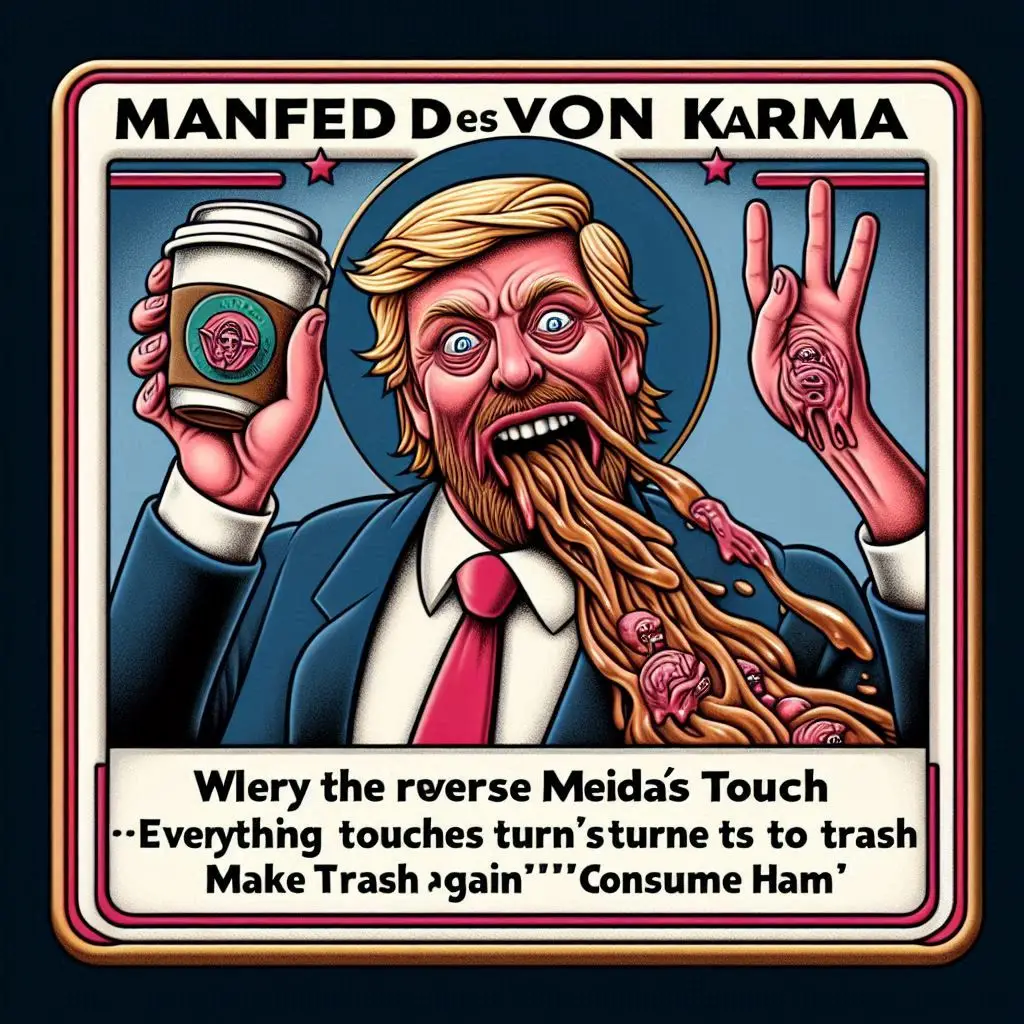 SPITTING GUTS INTO A CUPS OF SHIT