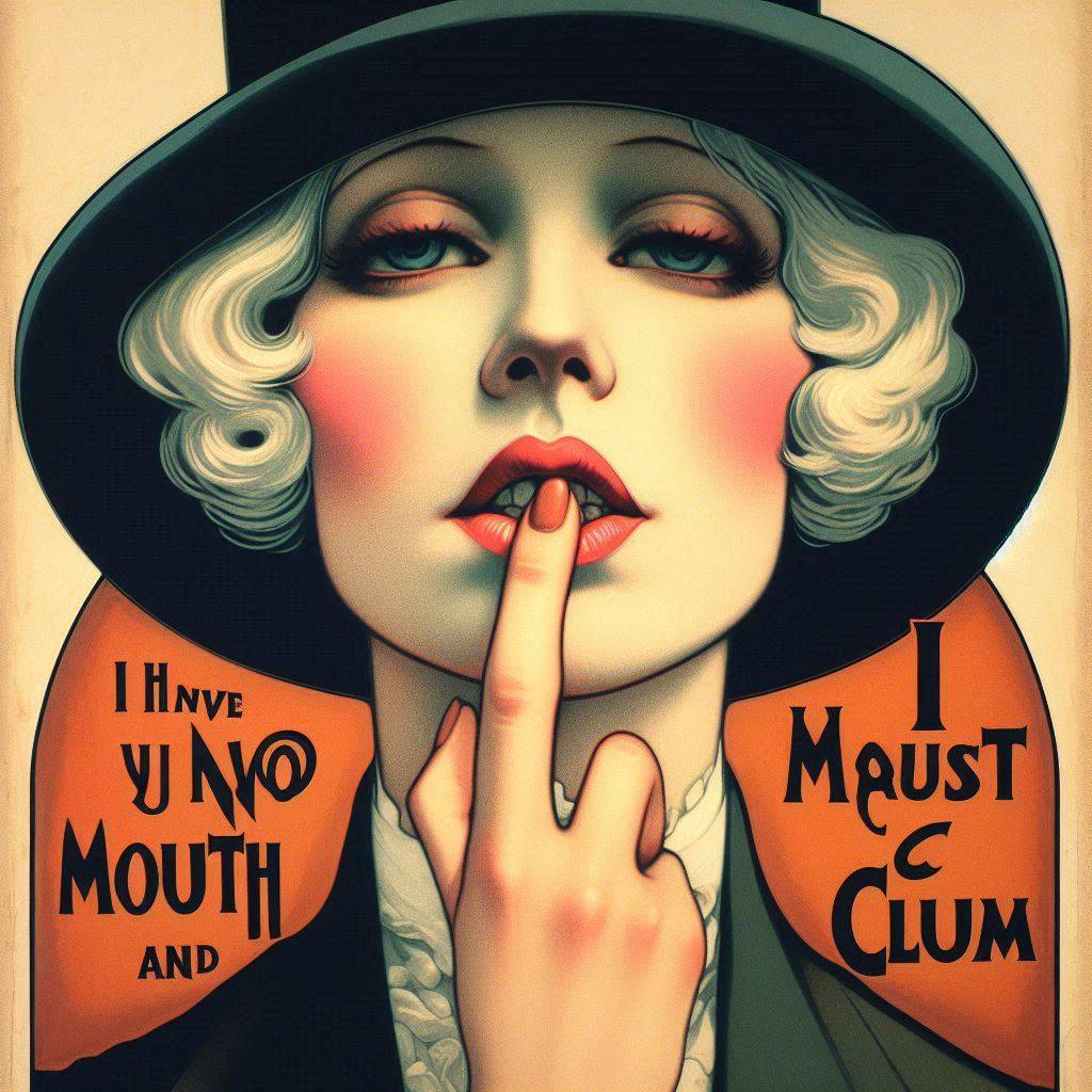 LIPS LOCKED IN A SINISTER SILENCE