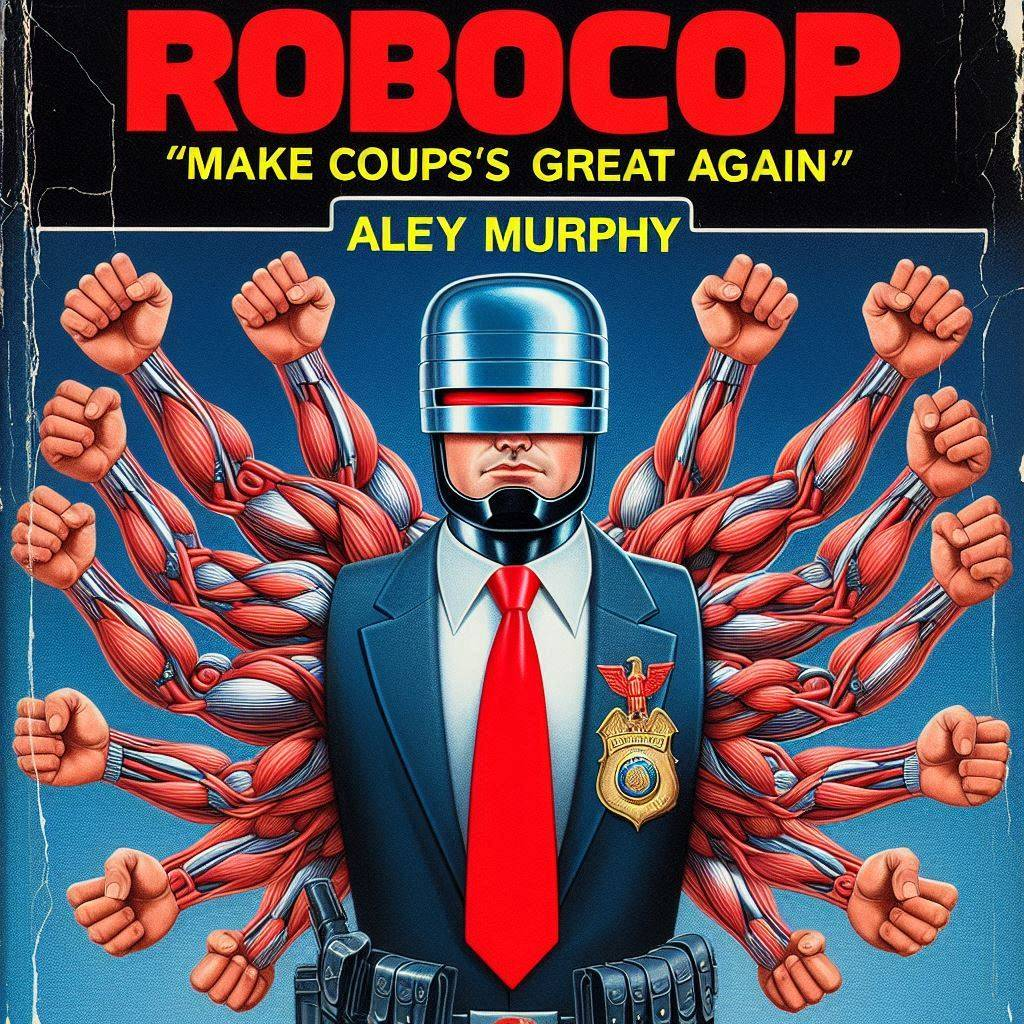 ROBOCOP'S ARMS RIPPING THROUGH THE FLESH OF ORDER