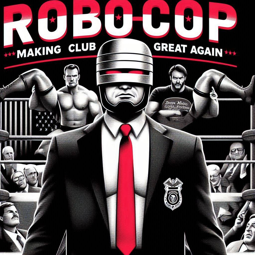 ROBOCOP SLAMMING BODIES INTO THE MAT OF DEATH