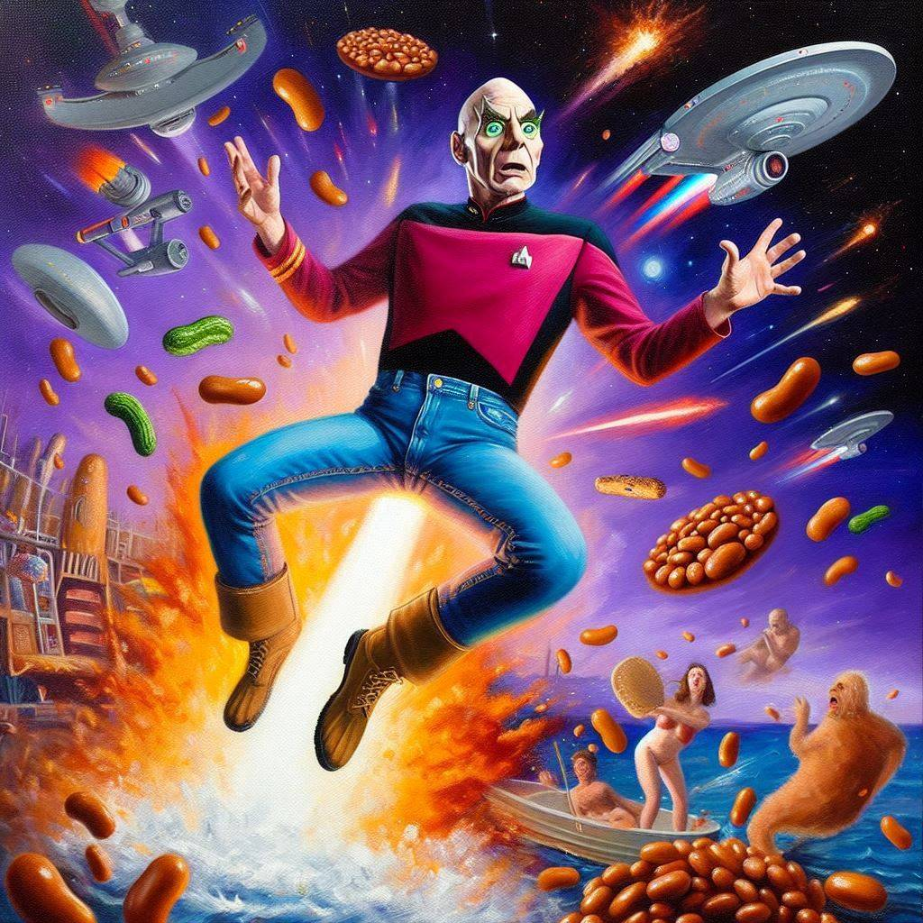 ALIENS SHITTING BEANS ON SPACE'S FREAK SHOW