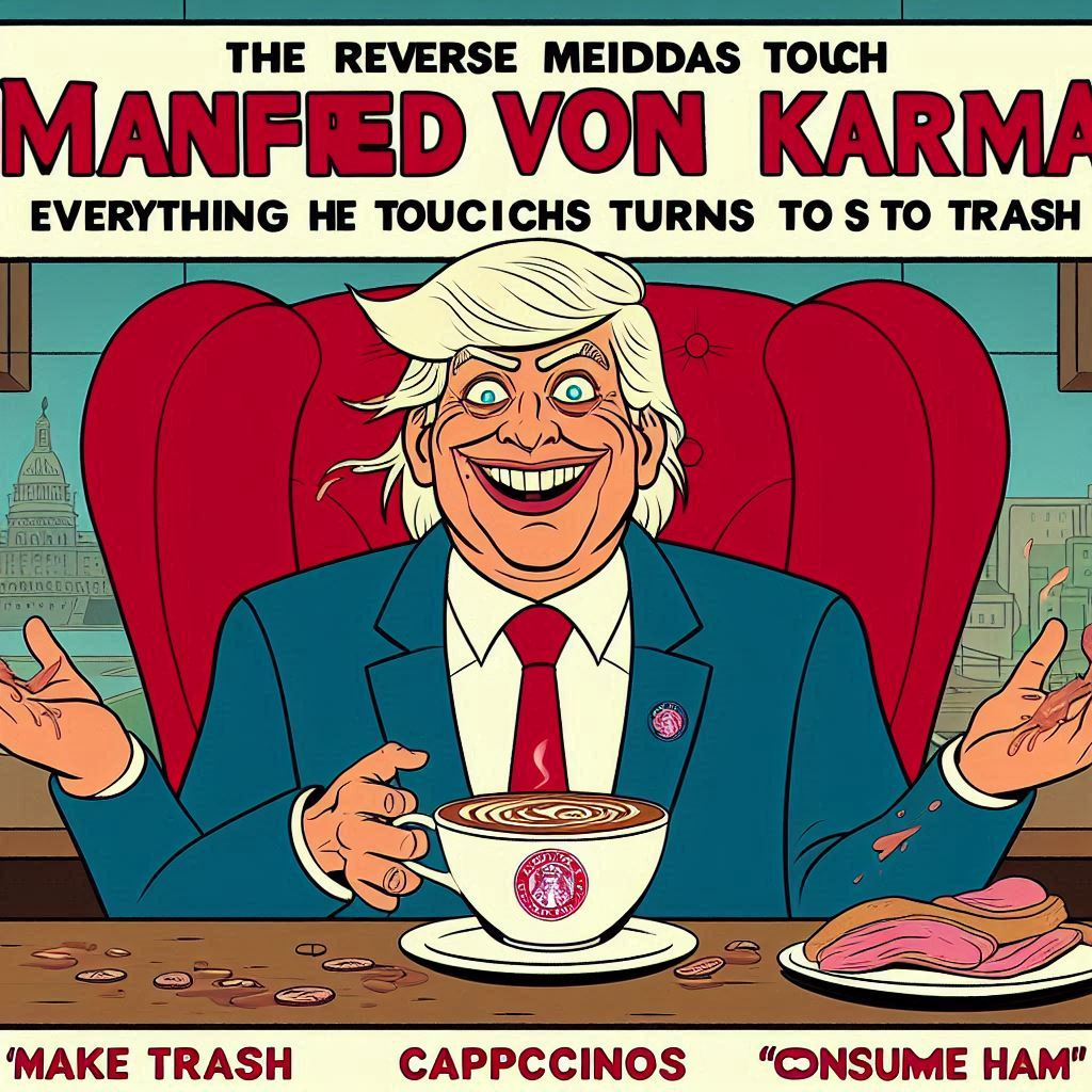 TRASH KING SERVING SHIT ON A PLATTER