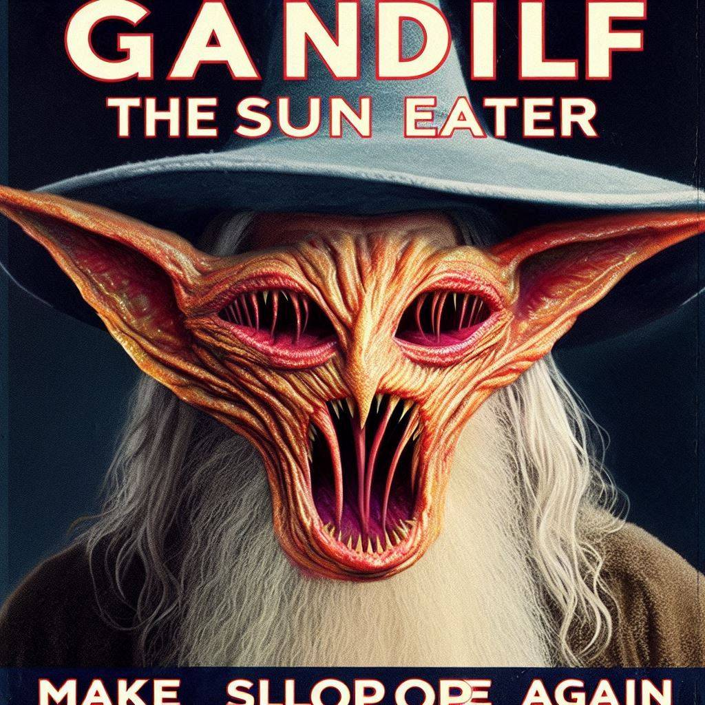 WIZARD EATING SUNLIGHT LIKE A CANDY BAR