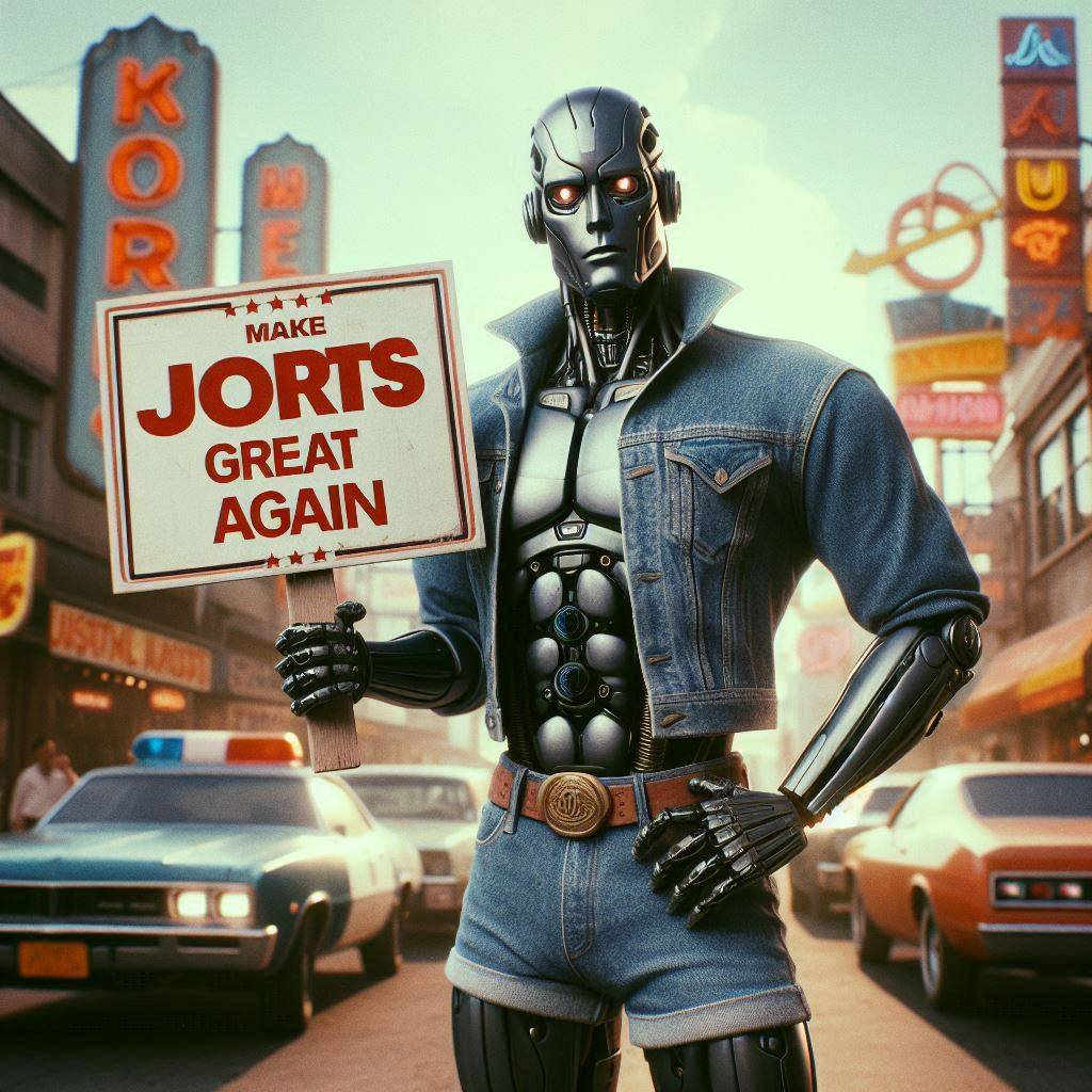 ROBOTS WEARING SHORTS IN A HUMAN'S NIGHTMARE