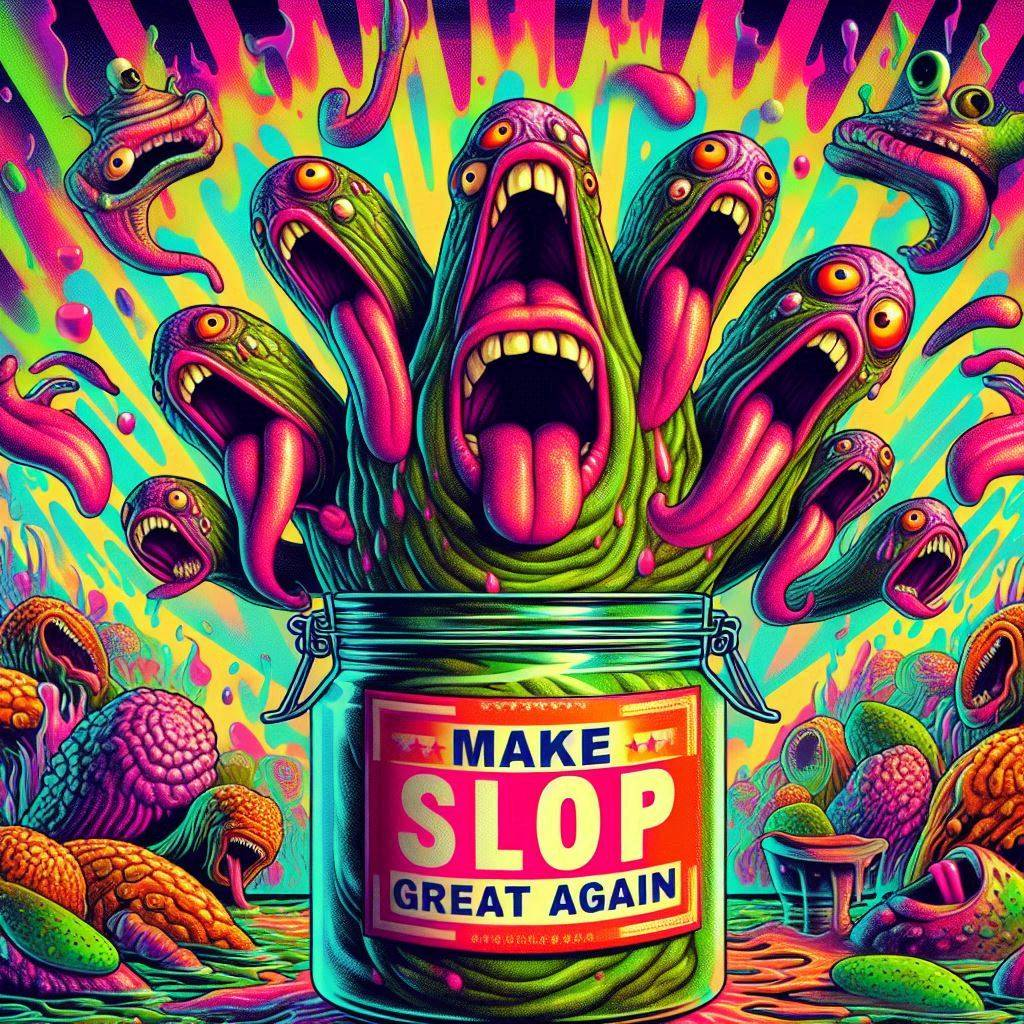 MONSTERS VOMITING SLIME INTO A JAR OF CHAOS