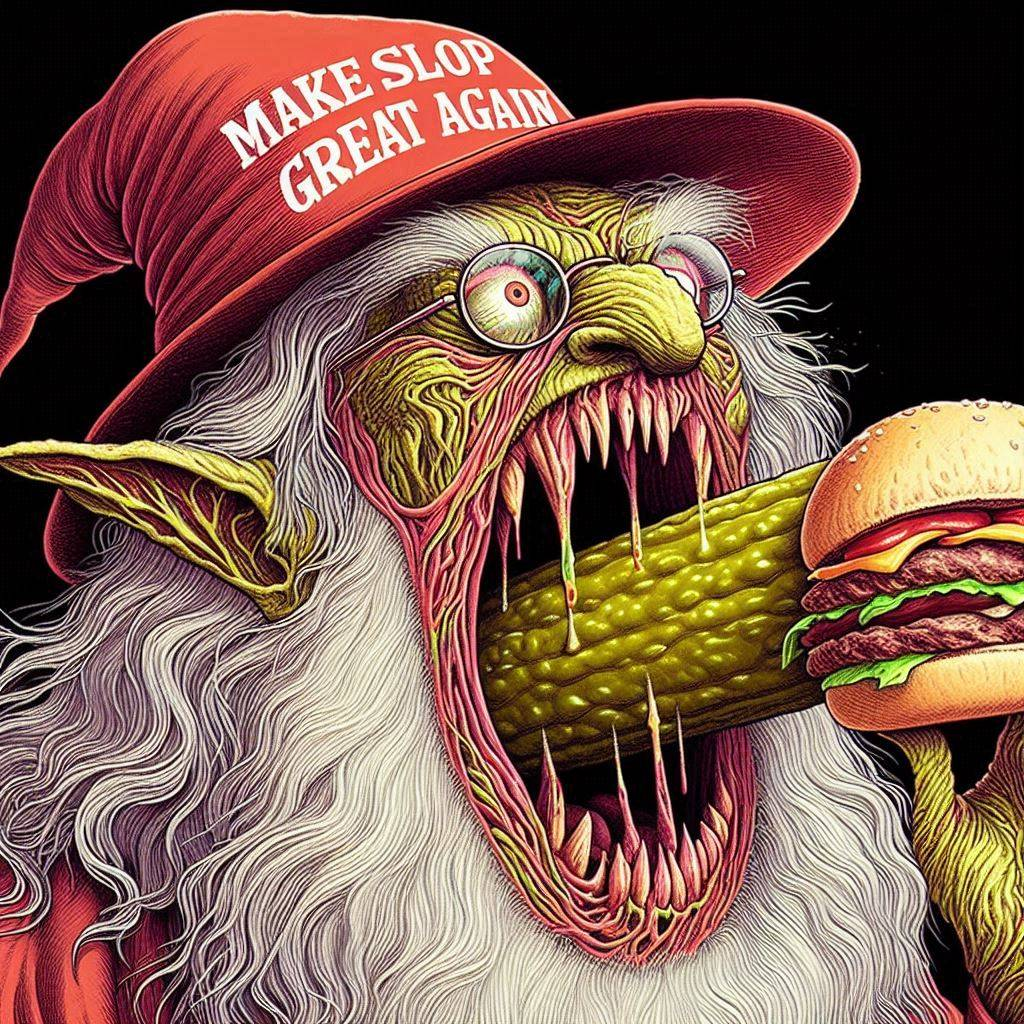 MONSTER GOBBLING GROSSNESS WITH A SIDE OF CHAOS