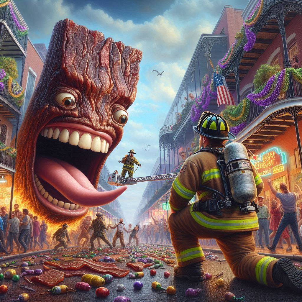 BACON MONSTER DEVOURS CARNIVAL'S SOUL