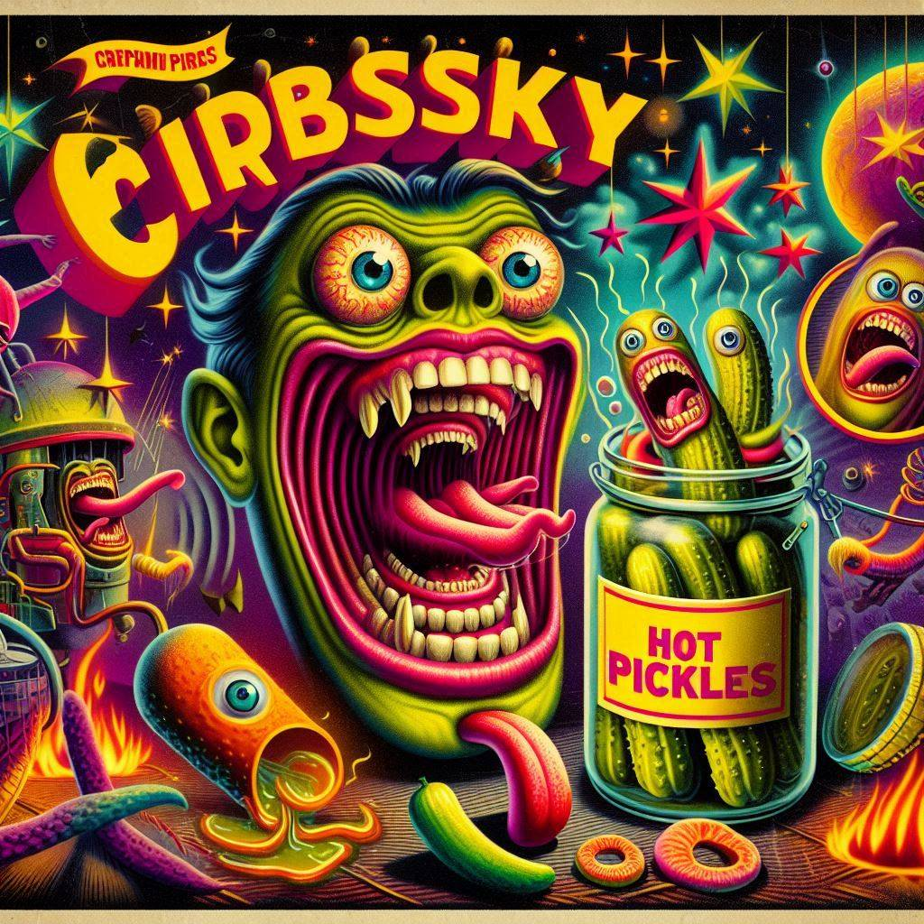 MONSTERS GOBBLING PICKLES LIKE THEY'RE SOULS