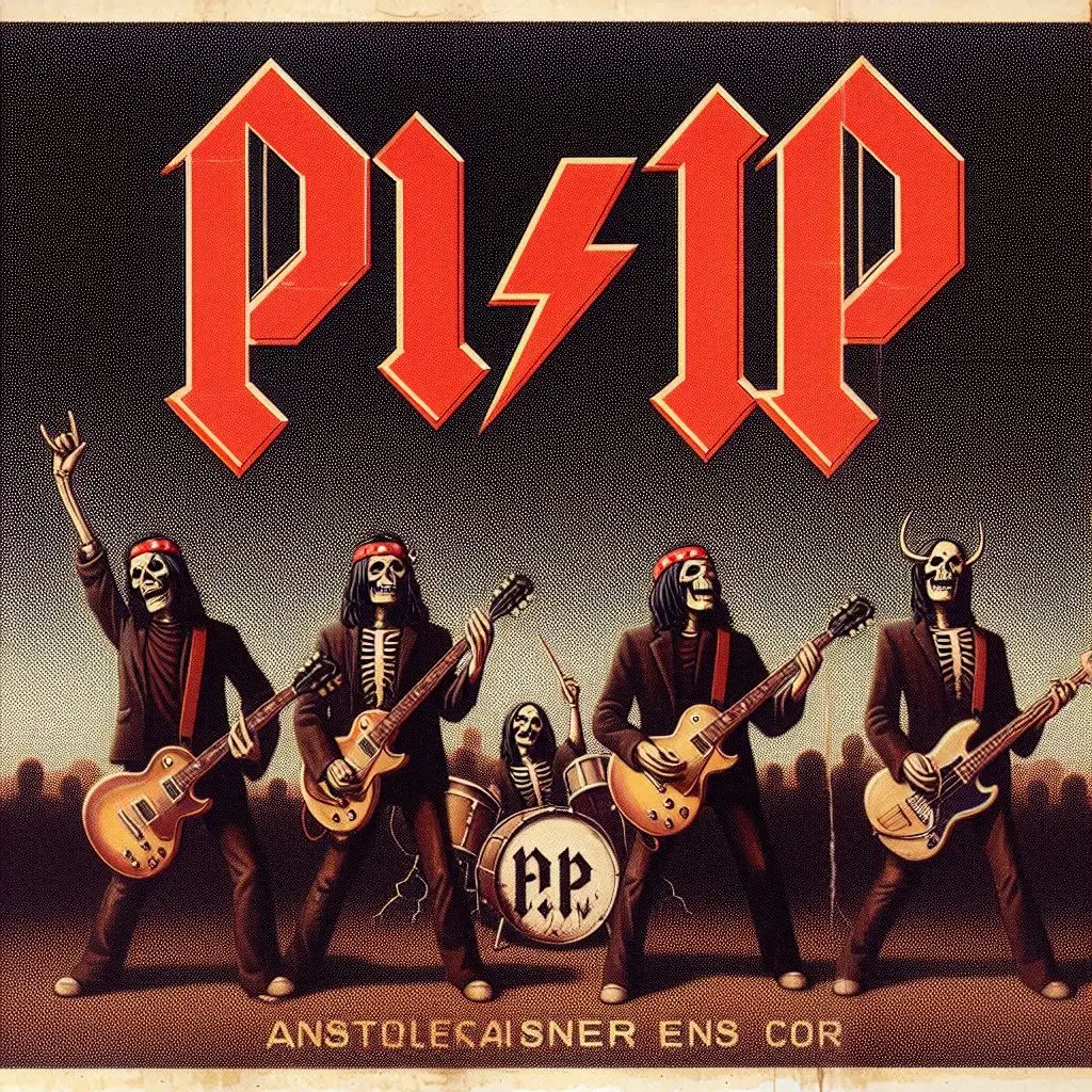 SKELETONS SHREDDING SOULS IN A ROCK 'N' ROLL RAVE