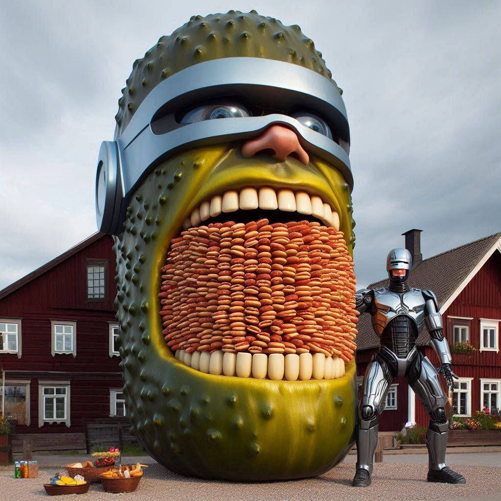 PICKLE GOBBLING BEANS LIKE A GLUTTONOUS MONSTER