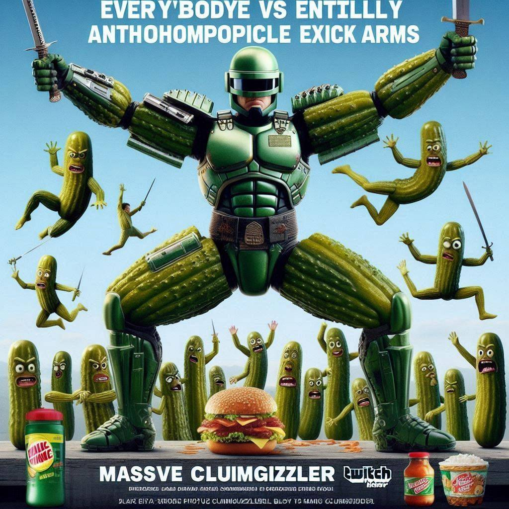 PICKLES ARMING FOR A CUCUMBER REVOLUTION