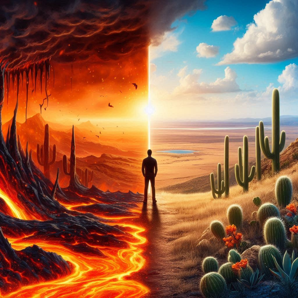 LAVA KISSING THE SKY'S LAST BREATH