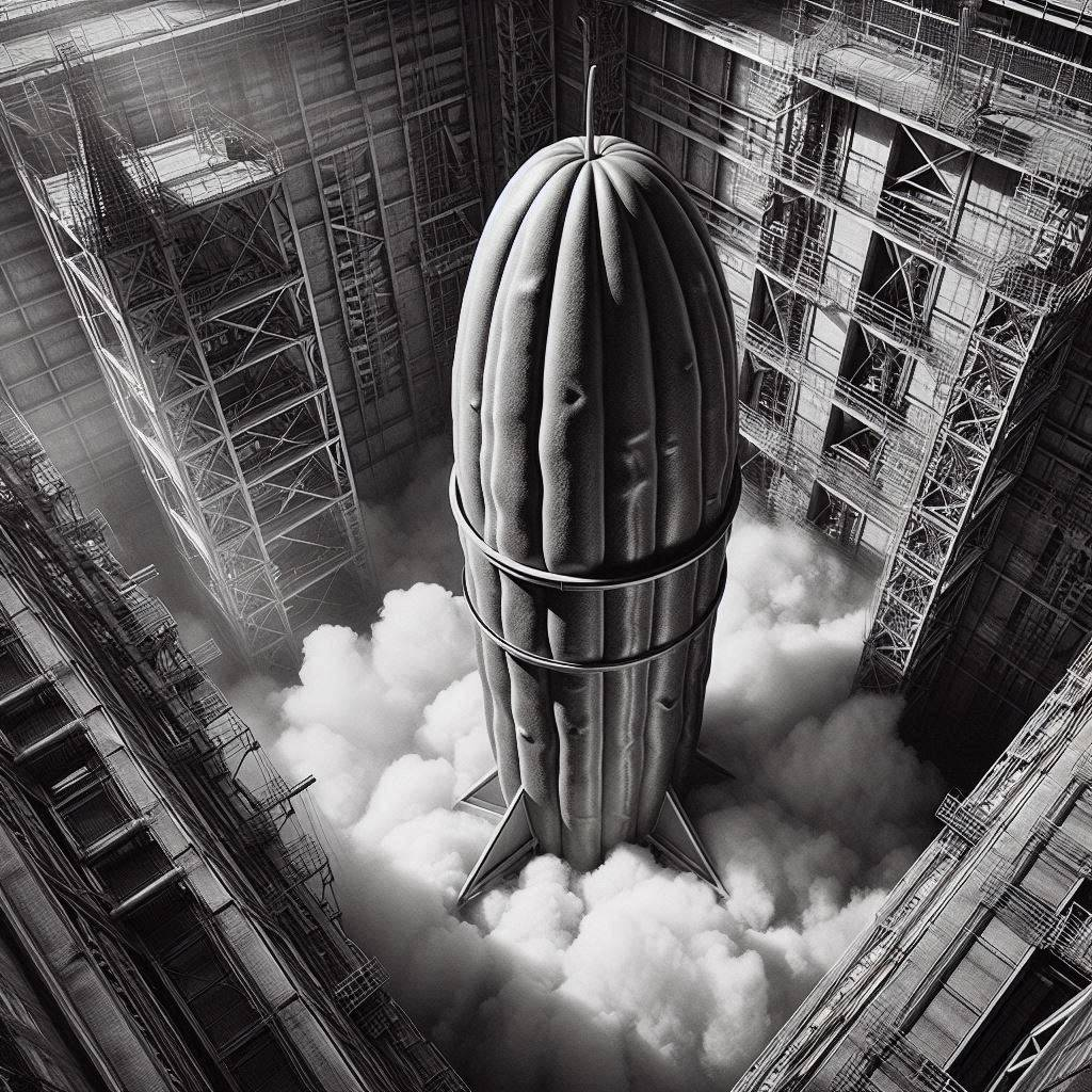 ROCKETS SHOVING THEIR NOZZLES INTO THE VOID