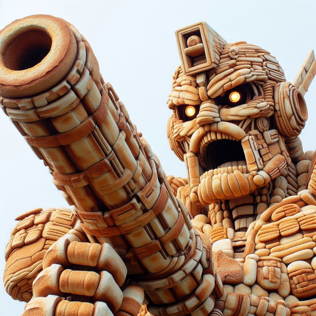 COOKIE MONSTER WITH A CANNON FOR A DICK