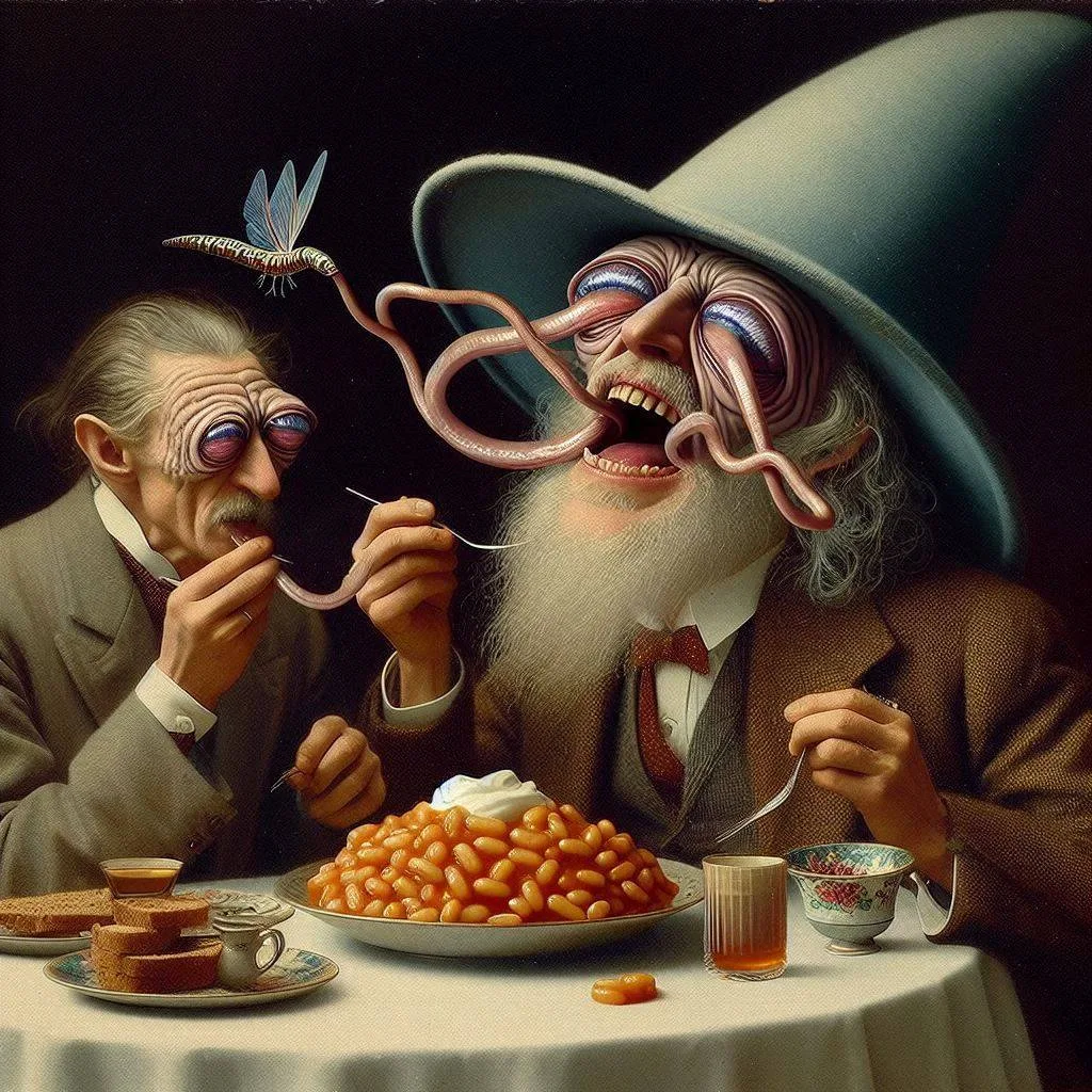 WORMY OLD MEN SLURPING BEANIE NIGHTMARES