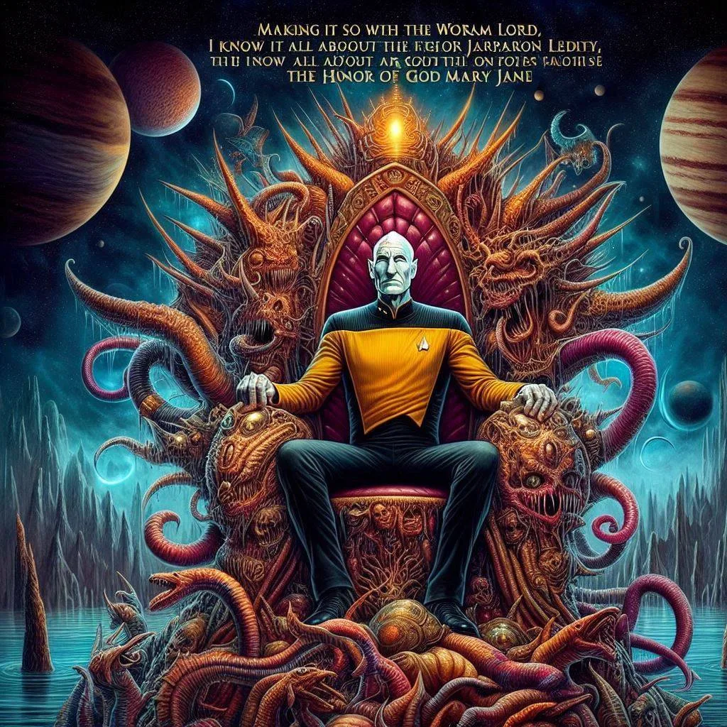 ALIEN CROWN OF FLESH AND TENTACLES