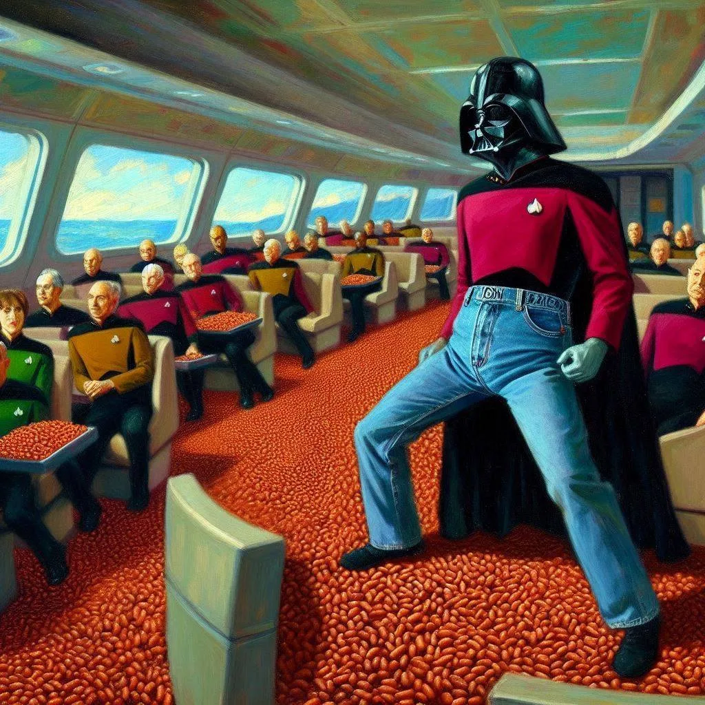 DARK LORD OF BEANS IN SPACE CARNIVAL