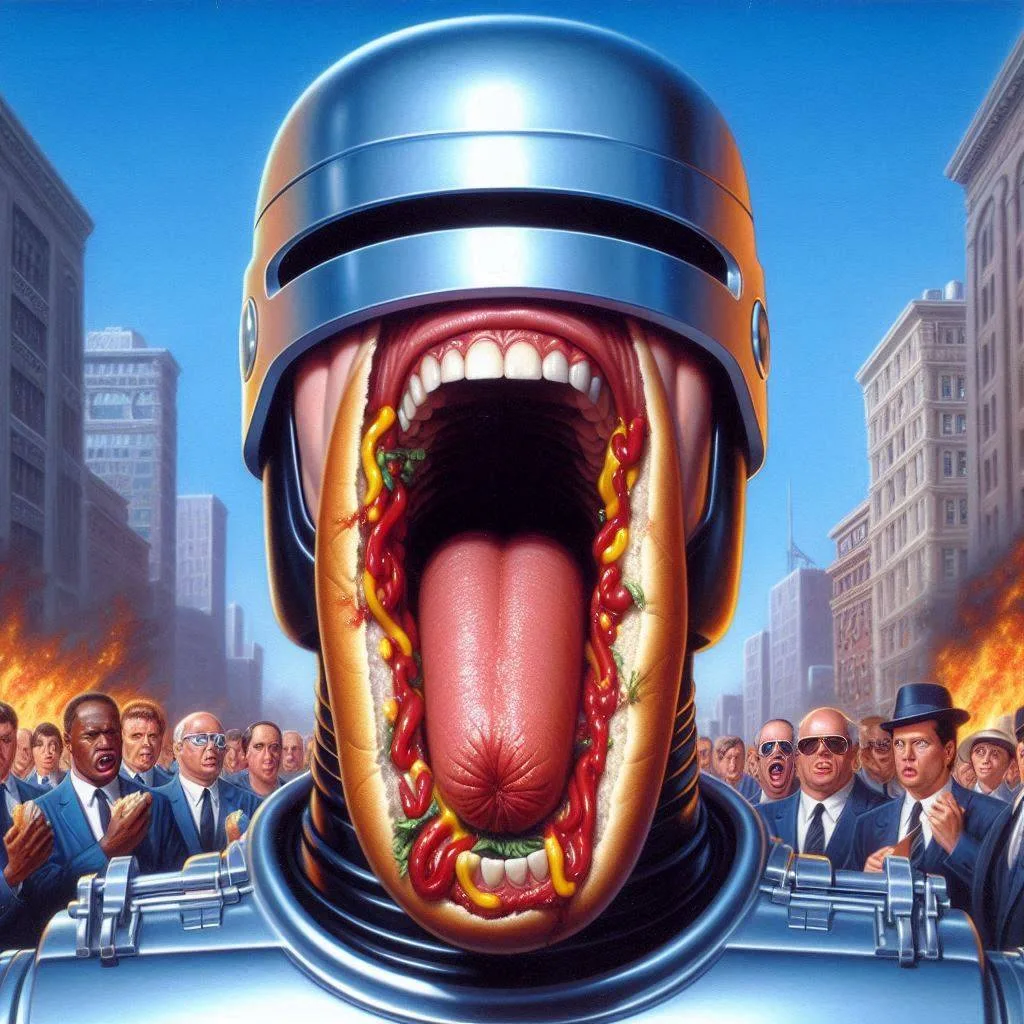 ROBOTIC MOUTH SPITTING OUT MEATY NIGHTMARES