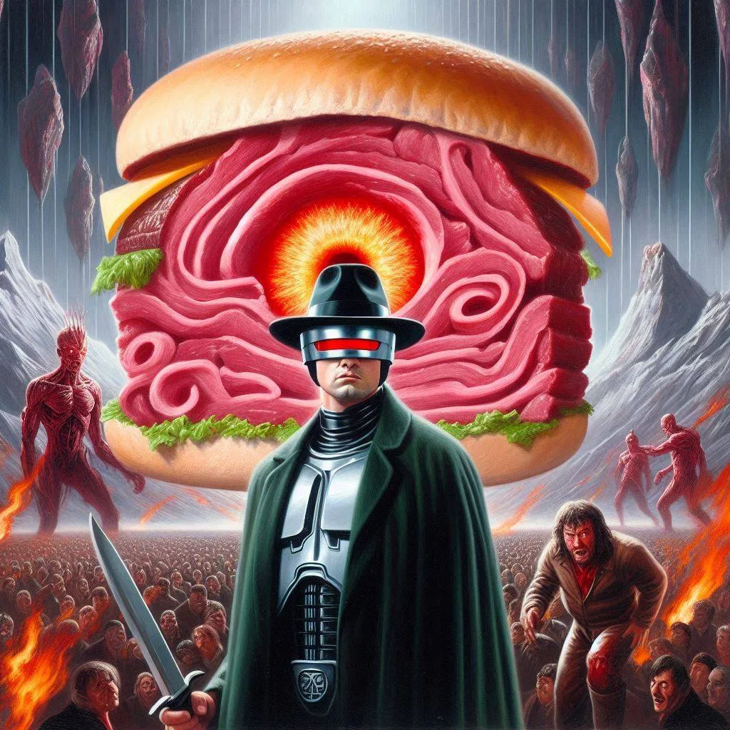 BURGER OF DOOM SPITTING GORE AND CHAOS