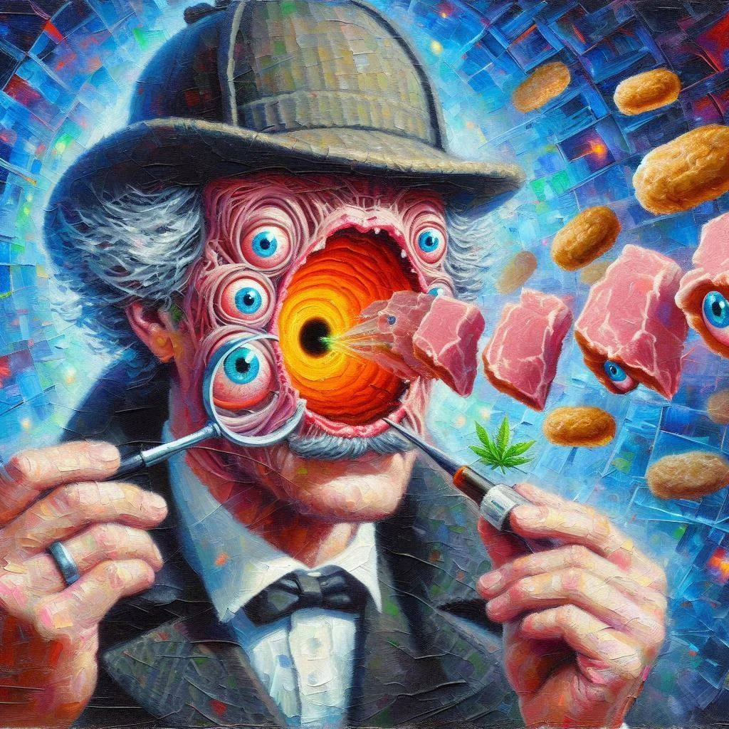 EYES GORGING ON MEATY BLACK HOLES
