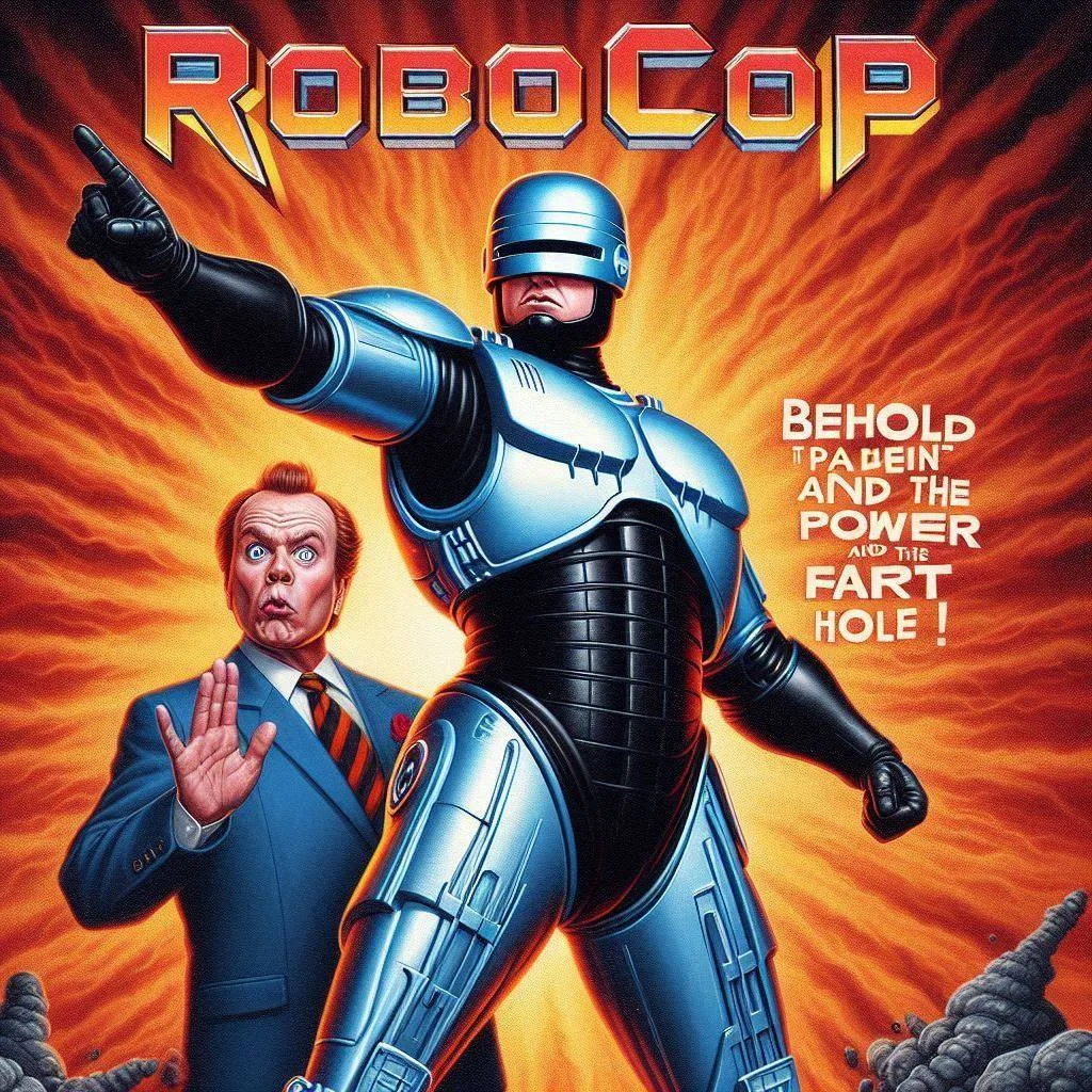 ROBOCOP'S ASS KICKING THE FUTURE'S FACE IN