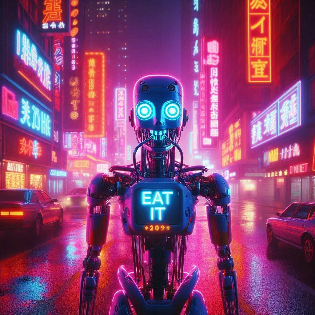 ROBOTIC SOULS GOBBLING HUMANITY'S LAST MEAL