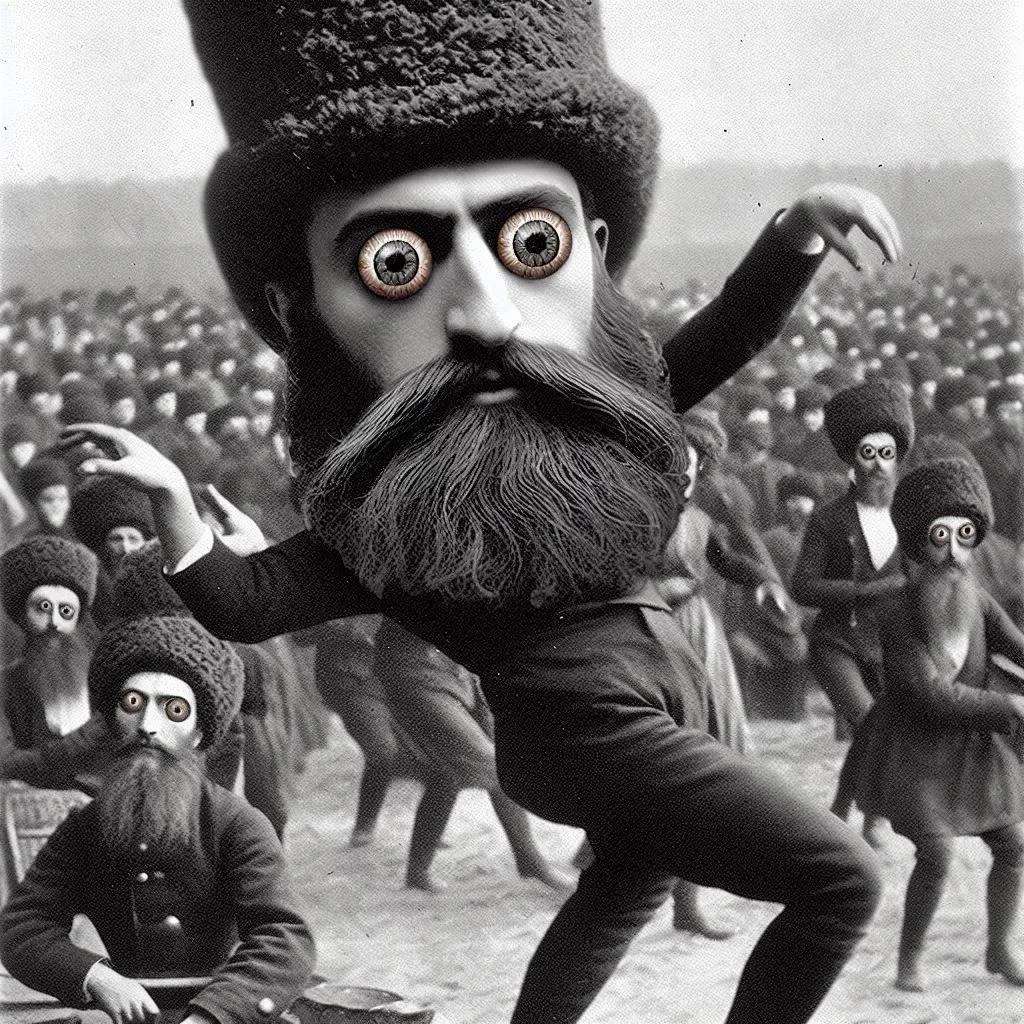 BEARDS DANCING WITH EYES LIKE BLACK HOLES