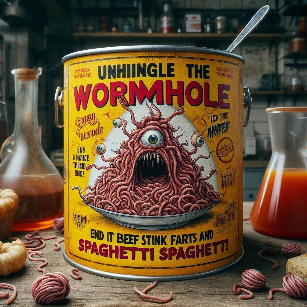 WORMHOLE SPAGHETTI EATING YOUR SOUL