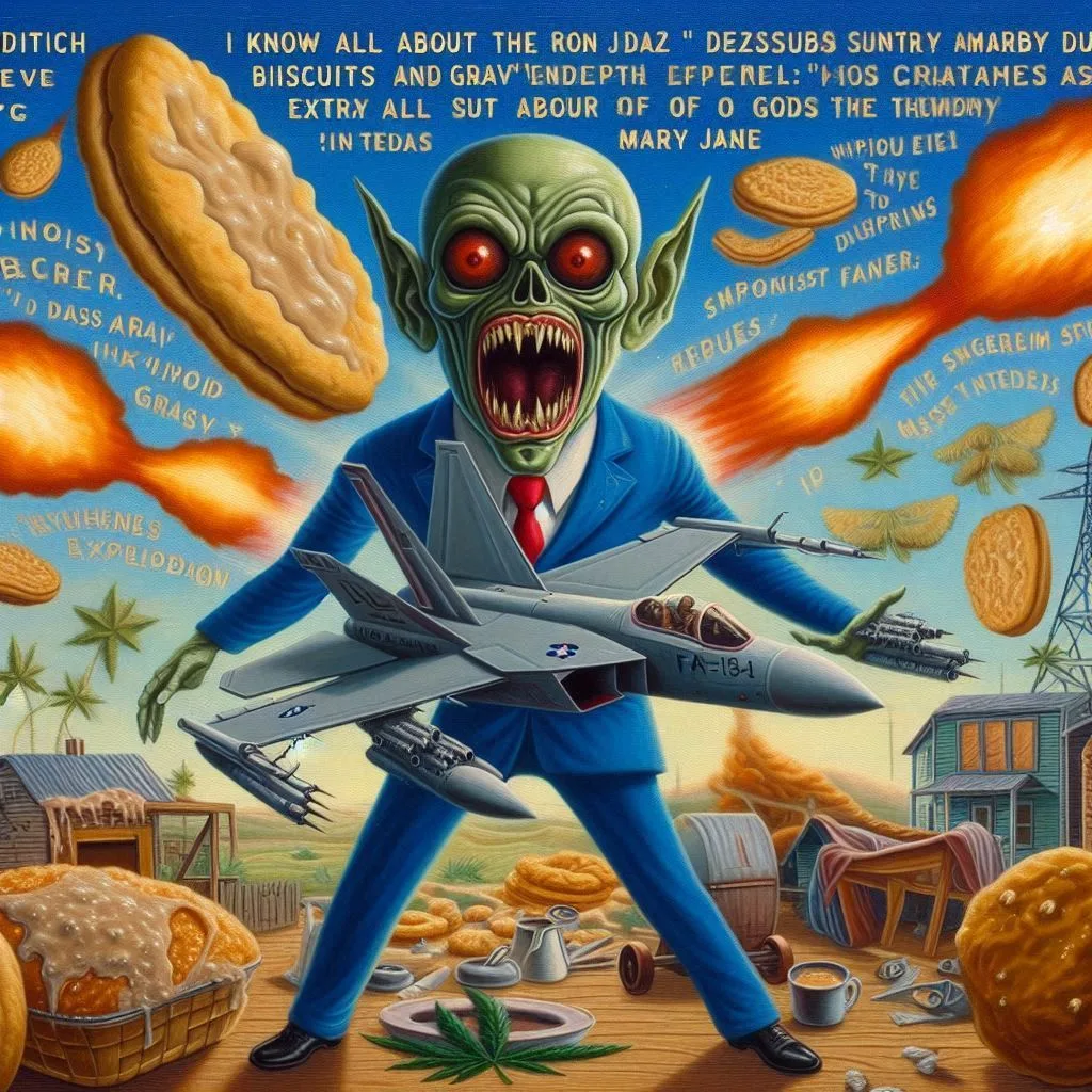 ALIEN TEETH GRINDING HUMANITY'S LAST COOKIE