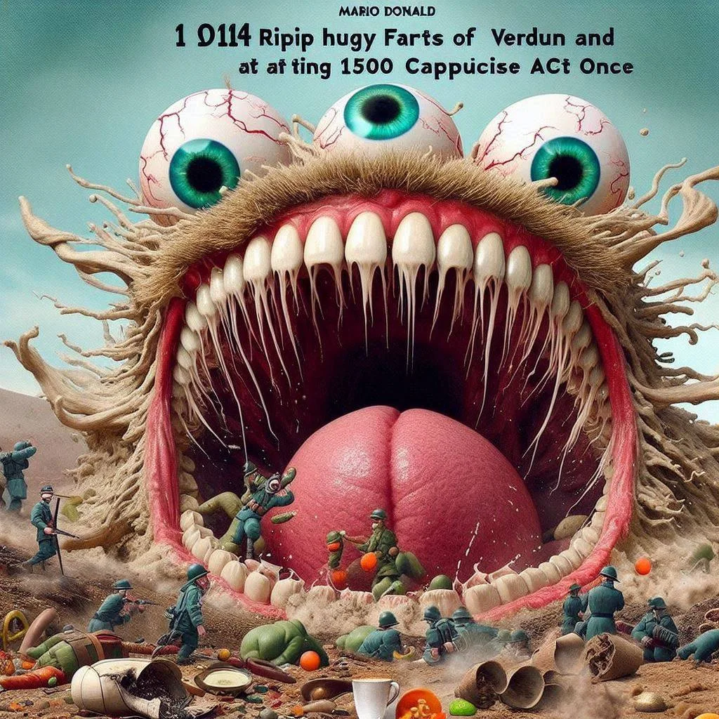 MONSTER GOBBLING SOLDIERS LIKE CHEWING GUM