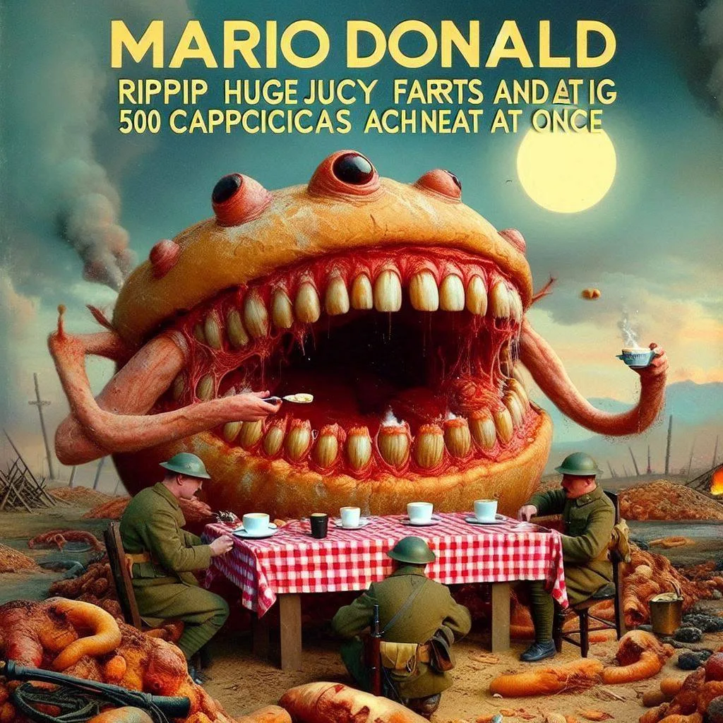 MONSTER FEASTING ON HUMAN DISGUST