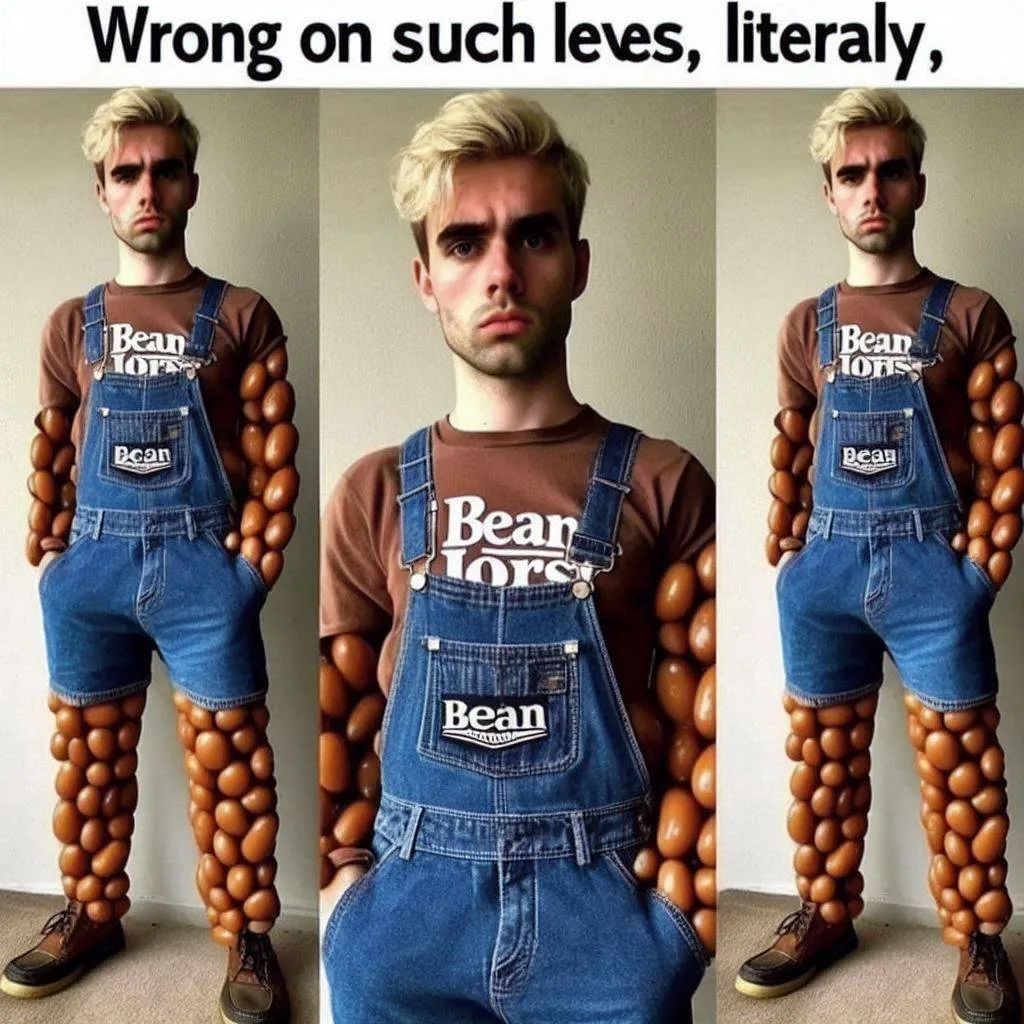 BEANS SHOVING THEMSELVES INTO FASHION
