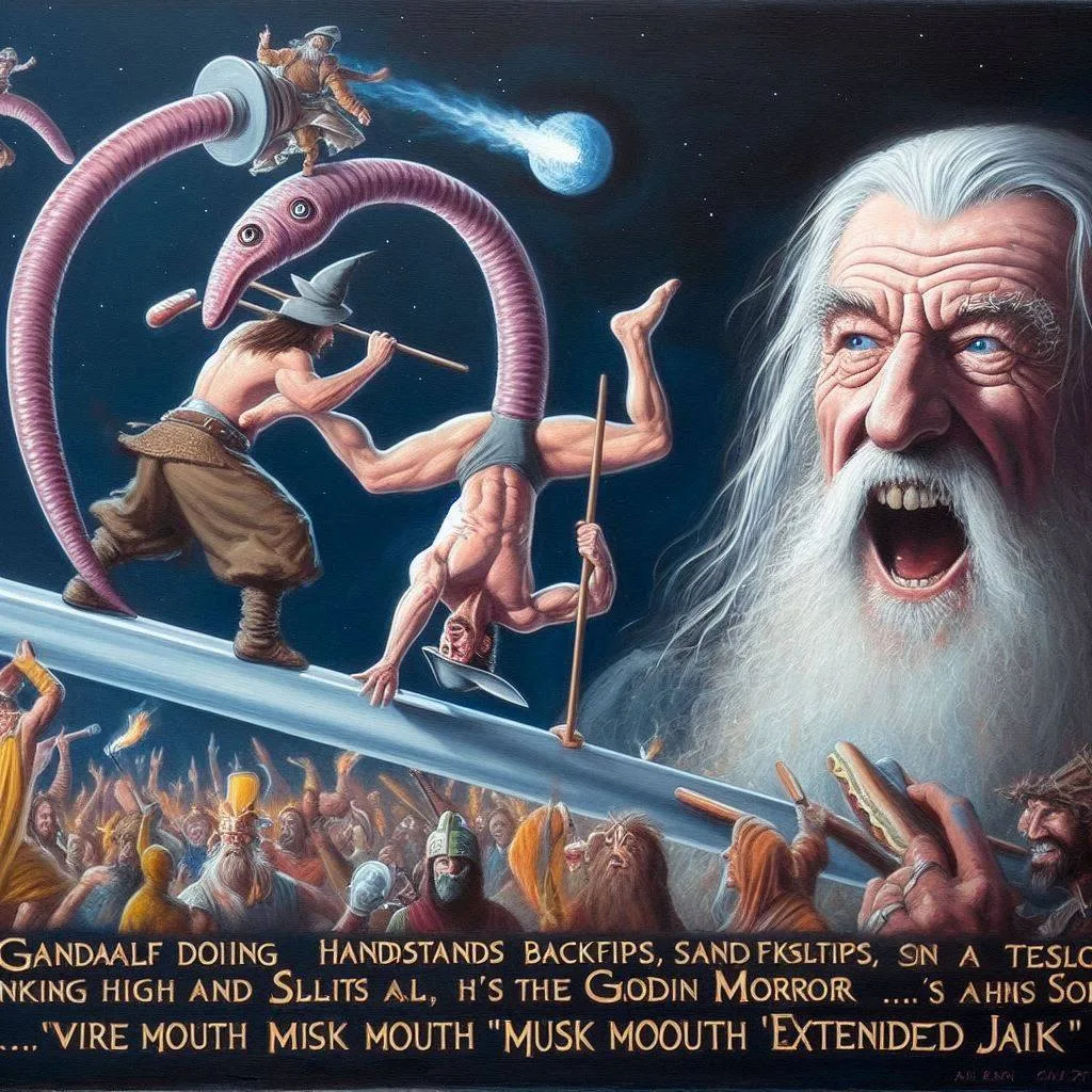 WIZARDS BANGING WORMY BEASTS IN SPACE