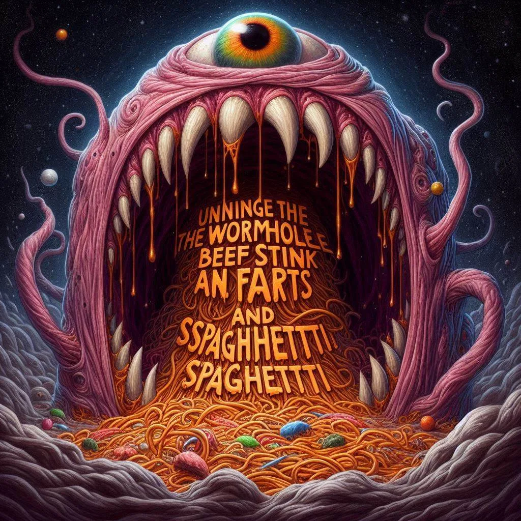 UNHINGING THE WORMHOLE OF BEEF STINK AND FARTS