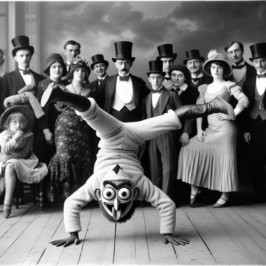CLOWN FUCKING A FORMALITY IN THE FACE