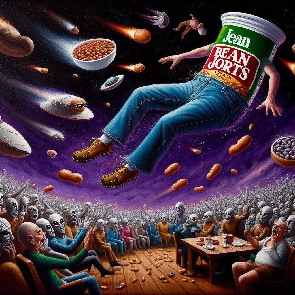 BEANS EXPLODING IN ALIEN FACES