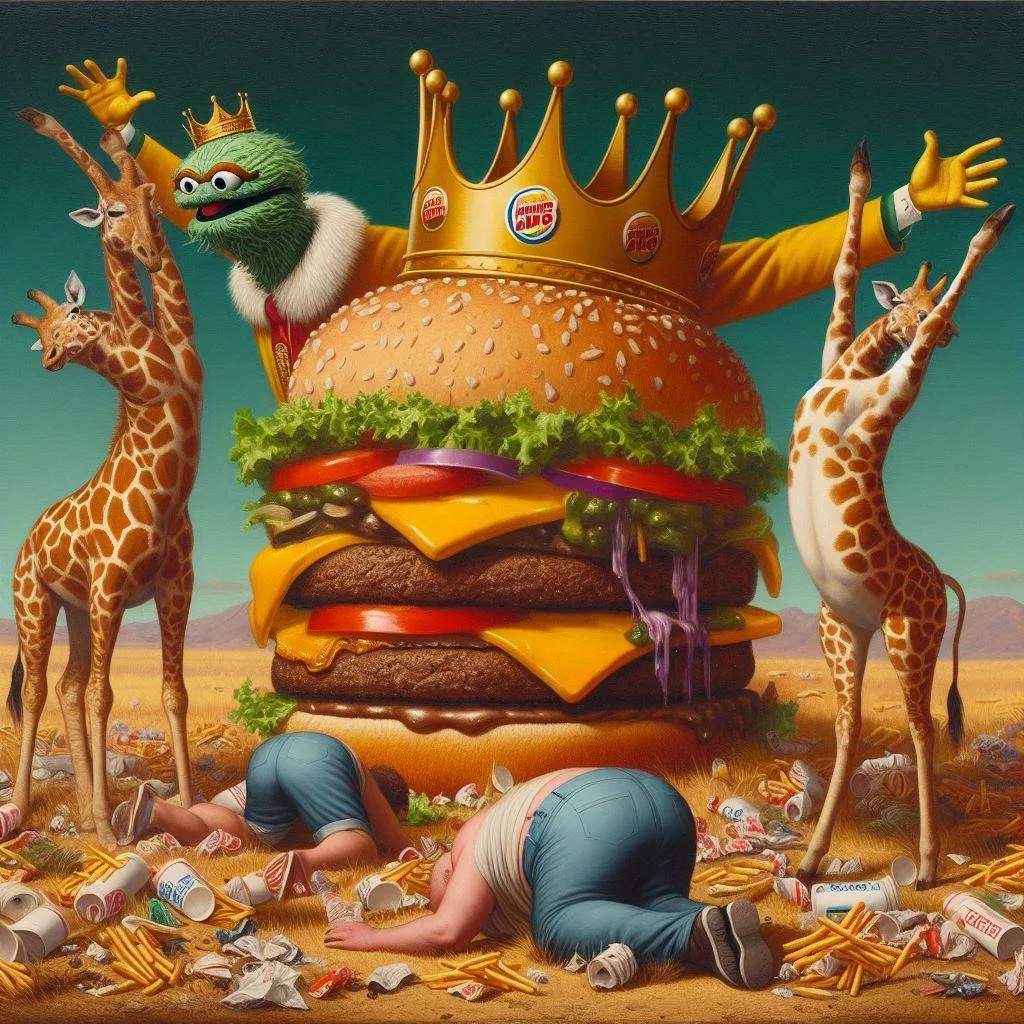BURGER KINGDOM CRUSHING HUNGRY SOULS