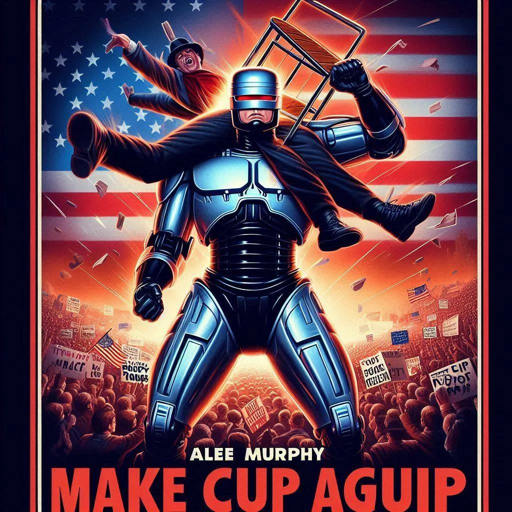 ROBOT HUMPING A CHAOTIC AMERICAN NIGHTMARE