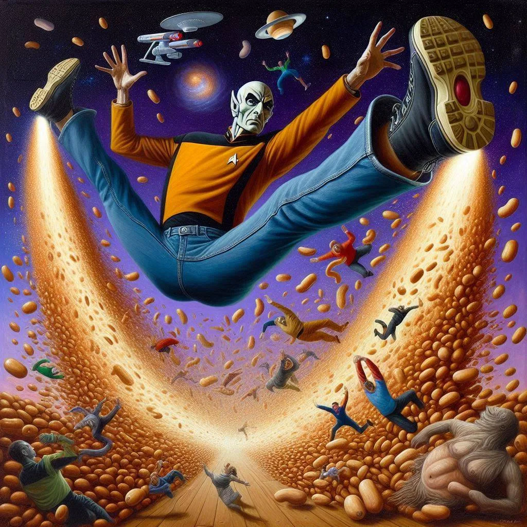 ALIENS PISSING BEANS INTO THE VOID