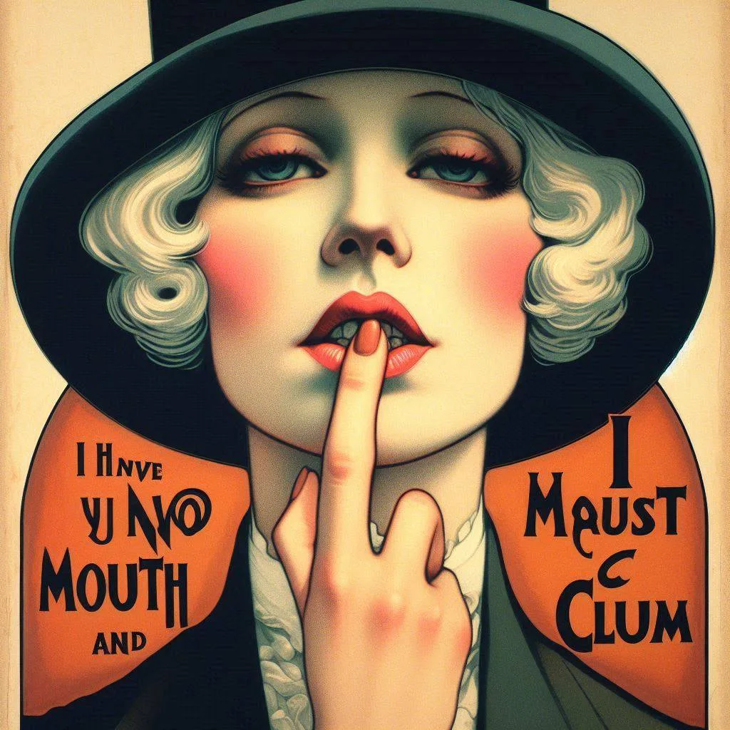 LIPS LOCKED IN A SINISTER SILENCE