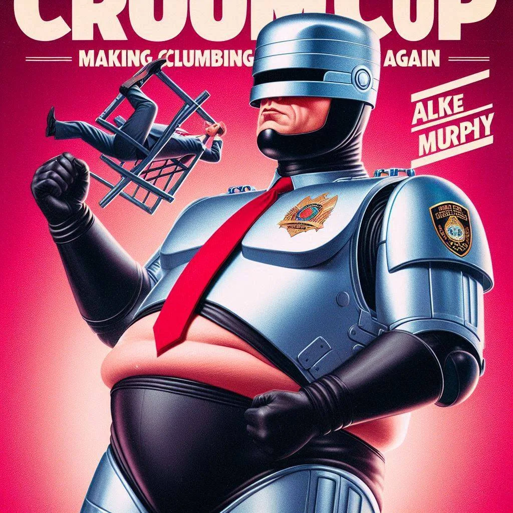 ROBOT COP CRUSHING HUMANITY'S LAST HOPE