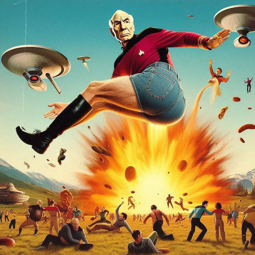 CAPTAIN'S ASS KICKING PLANET'S FACE IN