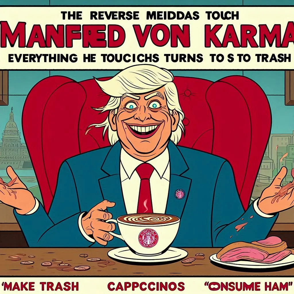 TRASH KING SERVING SHIT ON A PLATTER