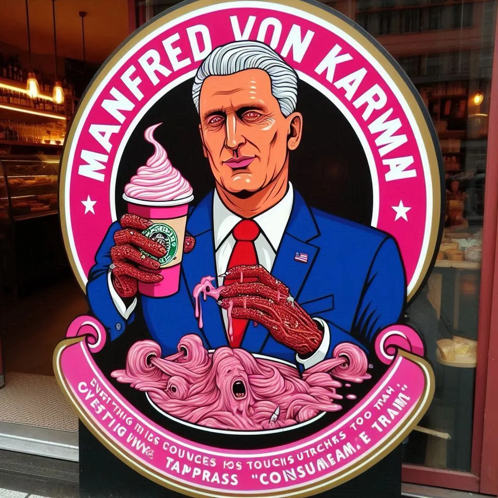 MAN WITH CREAMY GUTS AND FROSTED FINGERS