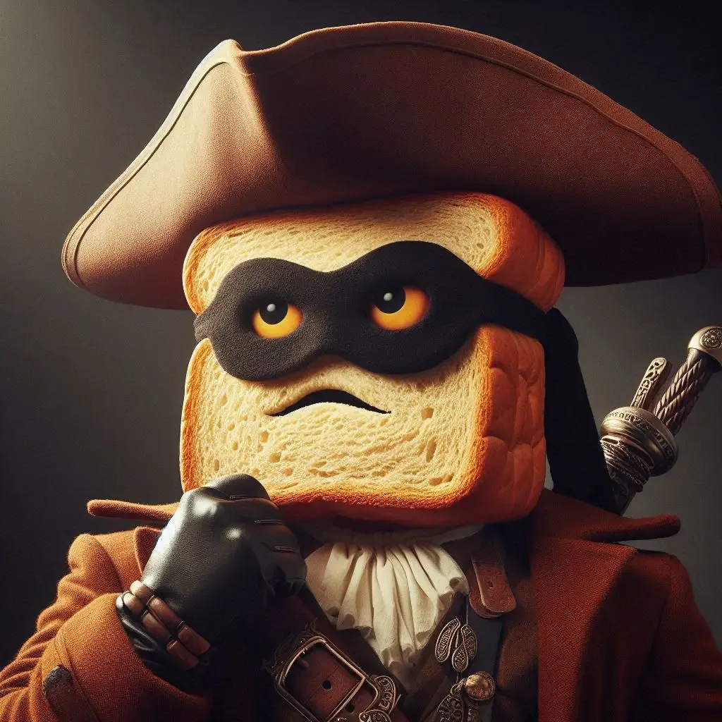 BREAD PIRATE PLUNDERS YOUR SANDWICH SOUL