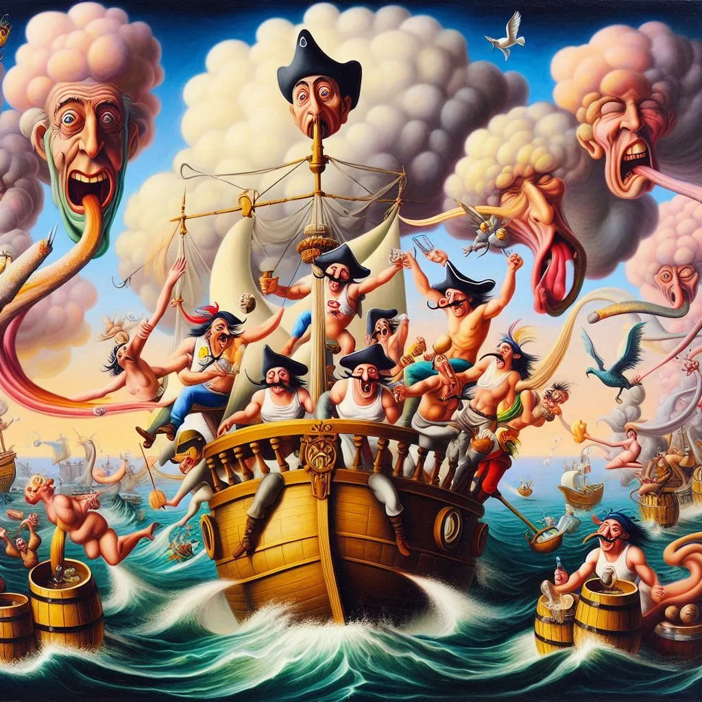 PIRATES SPITTING RAINBOWS AND SHIT