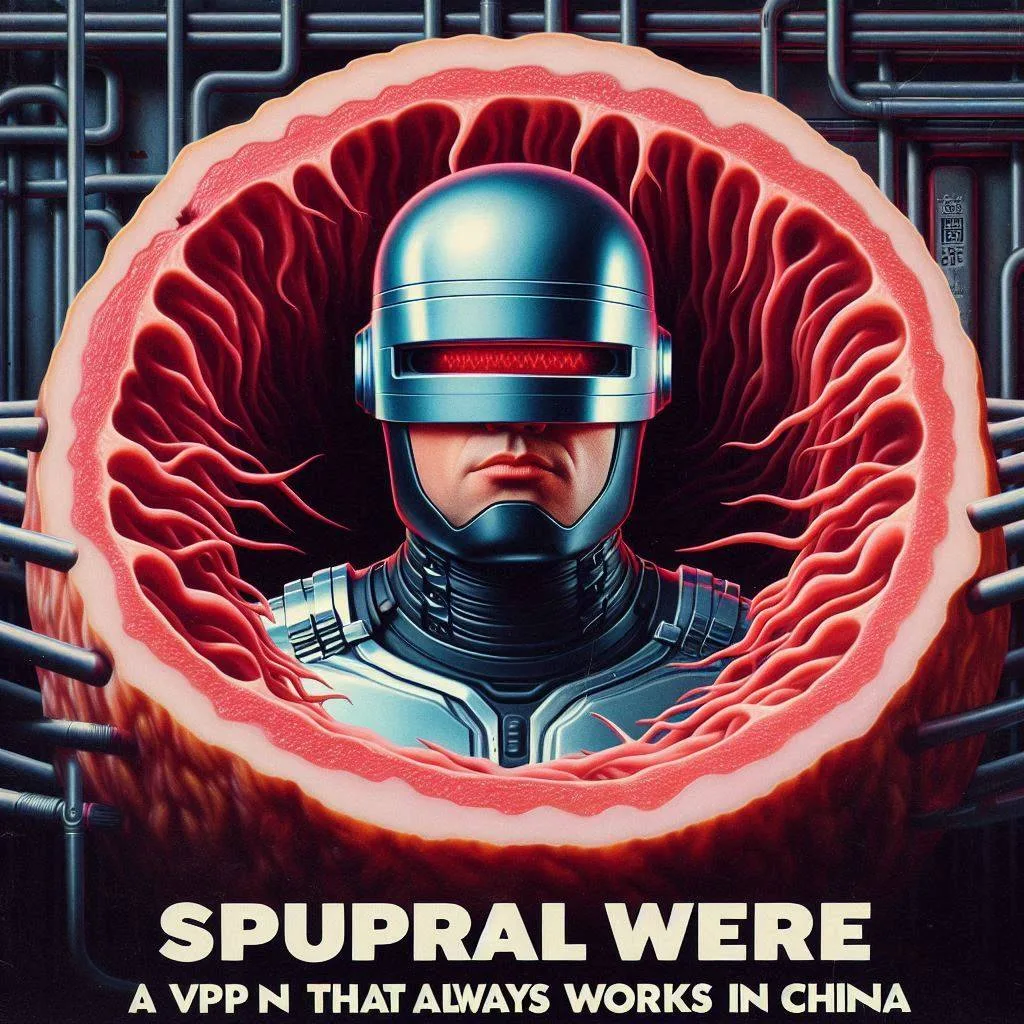 ROBOT HEAD IN A MEATY VORTEX OF CHAOS