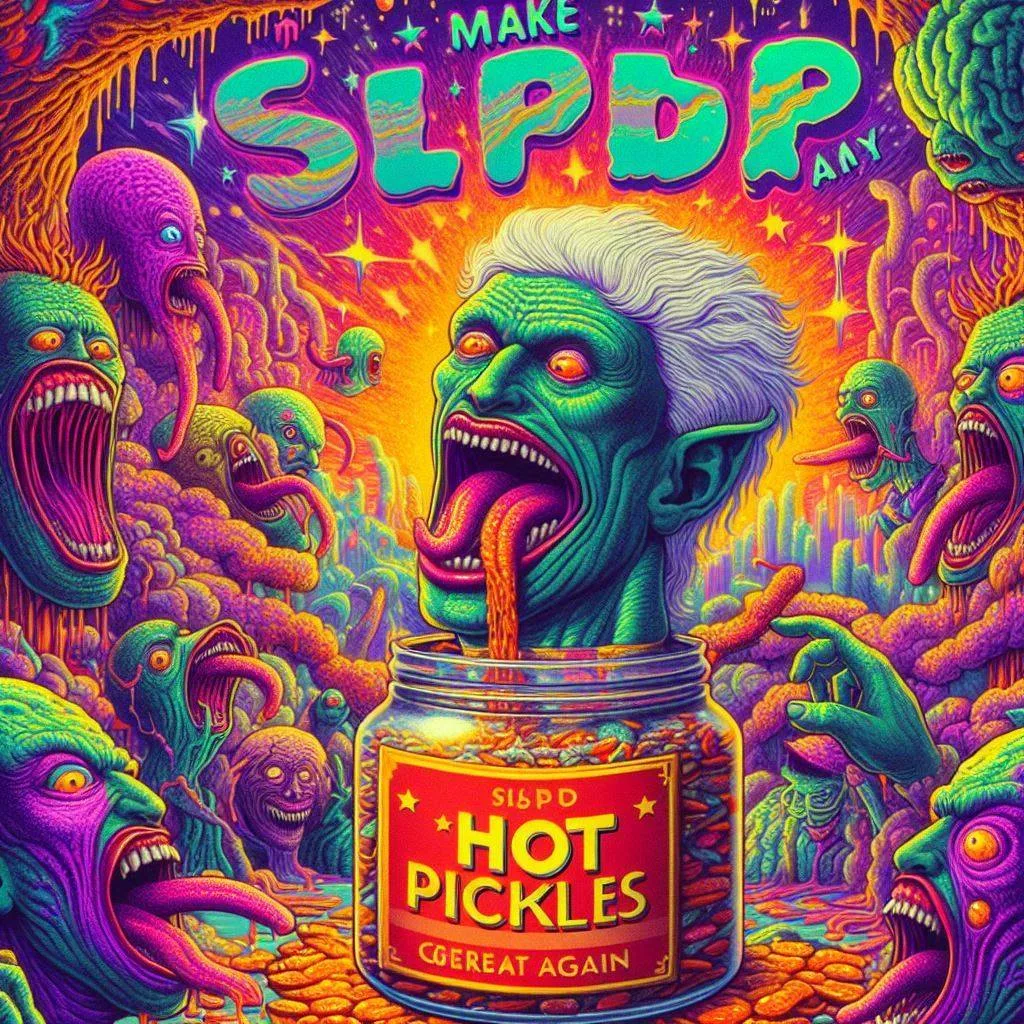 MONSTERS GOBBLING PICKLES LIKE THEY'RE SOULS