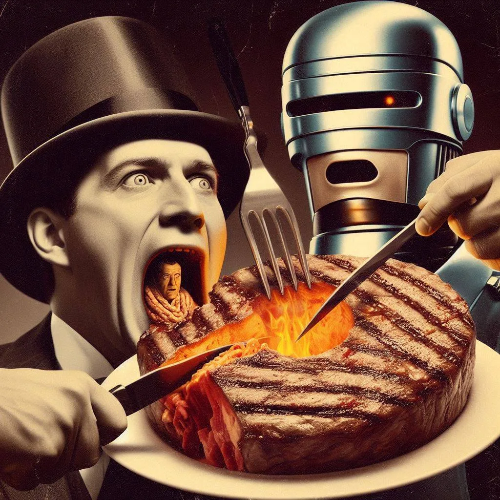 MEAT SLICE WITH A SIDE OF HUMAN SOULS